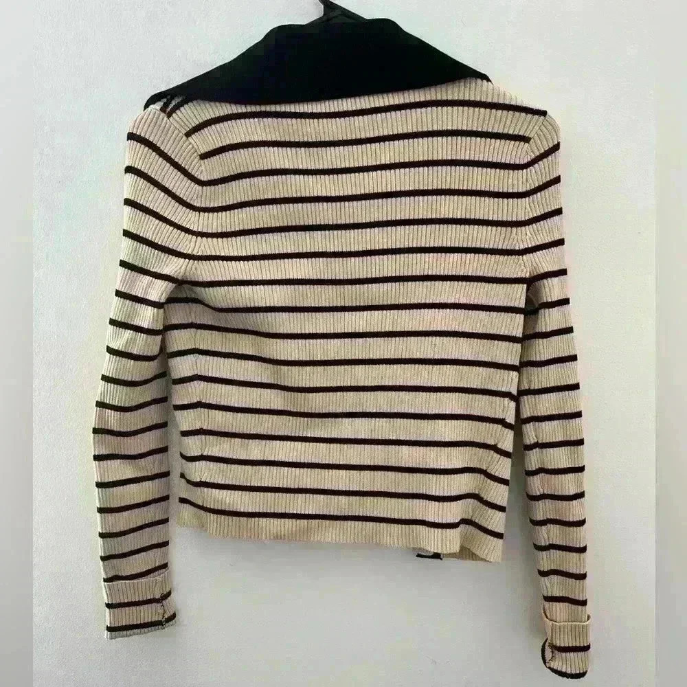 Zara striped cardigan and matching striped tank top - Picture 5 of 7